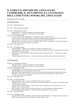 Il programma - Unibo magazine