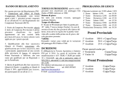 Bando - Lucca - Associazione Scacchistica Lucchese