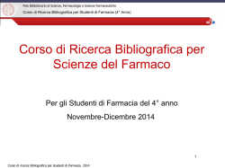 il catalogo del sistema bibliotecario padovano