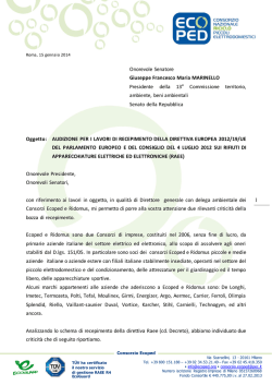 ecoped - Senato della Repubblica