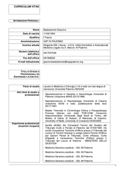 curriculum vitae