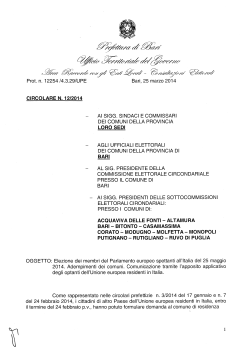Prot. n. 12254 /4.3.29/UPE CIRCOLARE N. 12/2014