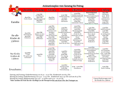 Sommerprogramm