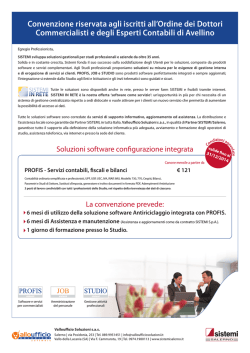 Valloufficio convenzione PROFIS ODCEC Avellino