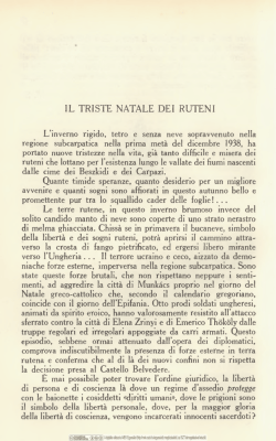 Il triste Natale dei ruteni
