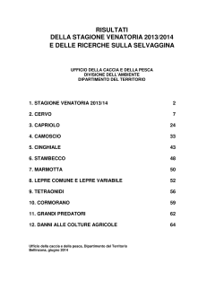 Risultati 2013/2014 - Repubblica e Cantone Ticino