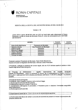 verbale n 38 del 06.08.2014