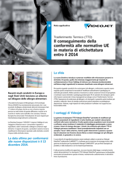 Il conseguimento della conformit&agrave; alle normative UE in materia di