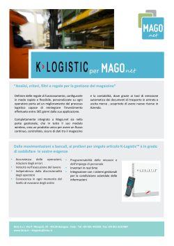 Scarica Brochure K - Logisitc (745 kB)