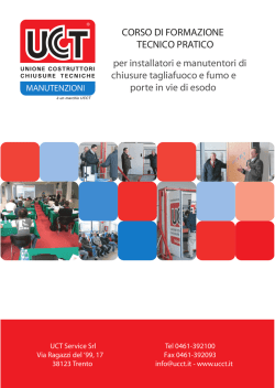 CORSO DI FORMAZIONE TGF - Ordine degli Ingegneri della