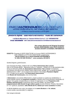 Planetario Digitale - Osservatorio Astronomico