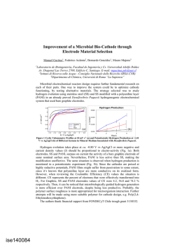 Improvement of a Microbial Bio-Cathode through Electrode Material