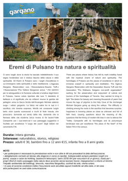 Download Allegato - Gargano reservation