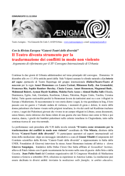 Il Tea trasfor tro div rmazio venta st one dei trumen i confli