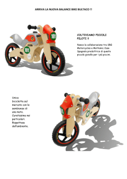 ARRIVA LA NUOVA BALANCE BIKE BULTACO !!