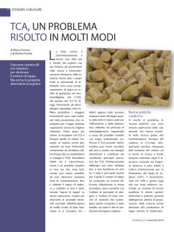 TCA, UN PROBLEMA RISOLTO IN MOLTI MODI