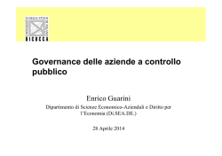 Governance soc.pubbliche