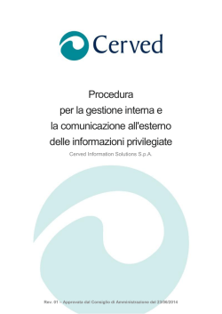 Documentazione procedura XXXX