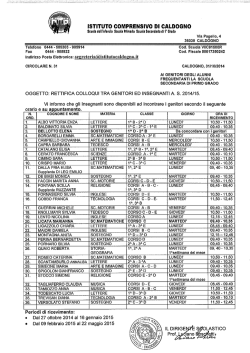 istituto comprensivo di oaldogno - Istituto Comprensivo di Caldogno