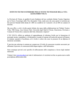 Istituto Tecnico Superiore per le Nuove Tecnologie della Vita