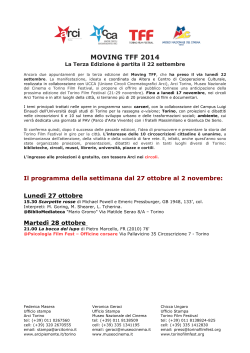 MOVING TFF 2014 - Torino Film Festival