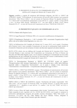 Decreto n. U00449 del 22 dicembre 2014