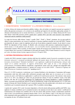 Guida Failp Pensione Integrativa