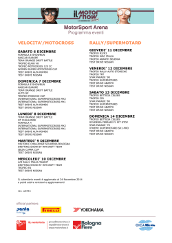 Programma - Motor Show
