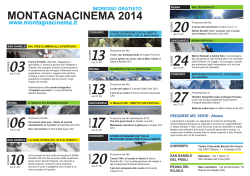 MontagnaCinema 2014