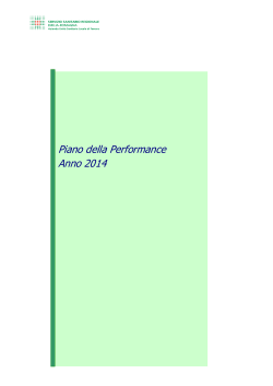Piano della Performance 2014