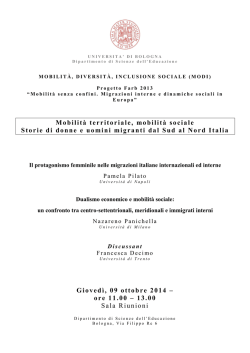 Il programma - Unibo magazine