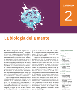 La biologia della mente