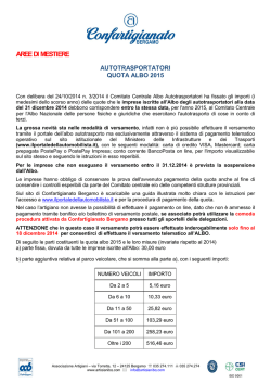 circolare - Associazione artigiani Bergamo
