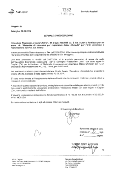Determina n. 1232 del 07/10/2014