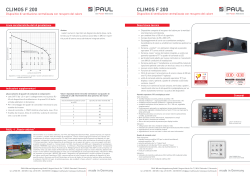 climos f 200 climos f 200 - Paul Wärmerückgewinnung