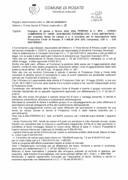 dt 300 23 09 14 impegno spesa acquisto tenda da campo e
