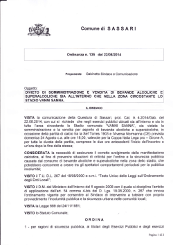 Gomunedi SASSARI - Comune di Sassari