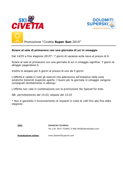 Dolomiti Supersun 2015