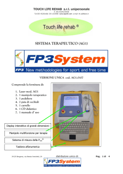 Scarica il PDF informativo di LASER FP3 SYSTEM