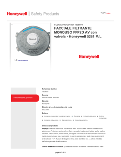 Scarica la scheda tecnica - Honeywell Safety Products