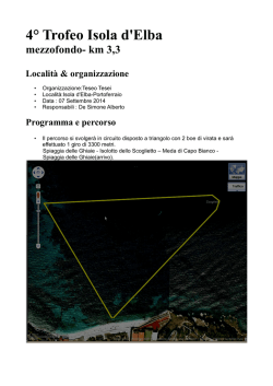 4° Trofeo dell`Isola d`Elba