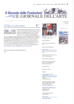 Il Giornale delle Fondazioni&rdquo;