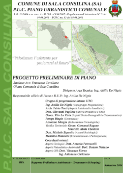 ELABORATO RPA Rapporto Preliminare Ambientale