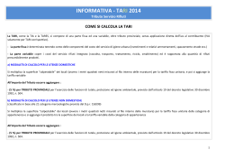 Informativa TARI_2014 - Comune di Castilenti