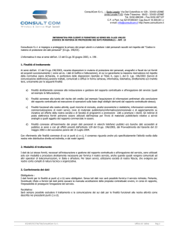 informativa privacy