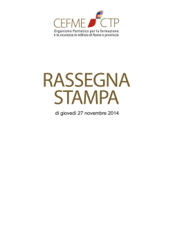 di giovedì 27 novembre 2014
