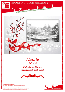 brochure periodo natalizio 2014