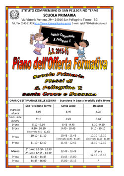 POF Primaria_a.s. 2015-16 - Istituto Comprensivo di San Pellegrino