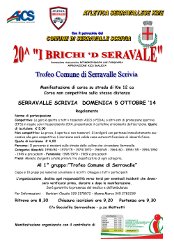 20^ I Brichi - Comune di Serravalle Scrivia