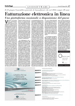Articolo Italia Oggi_19-06-2014